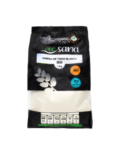 Harina de Trigo Blanca Bio 1 Kg | Calidad Natural Ecosana