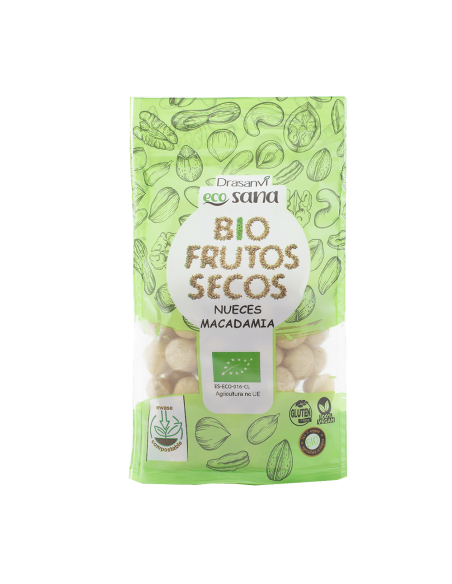 Nueces Macadamia Bio 100G Doypack Frutos Secos Ecosana