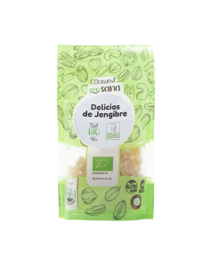 Jengibre Dados Azucar Caña Bio 100G Doypack Frutos Secos Ecosana