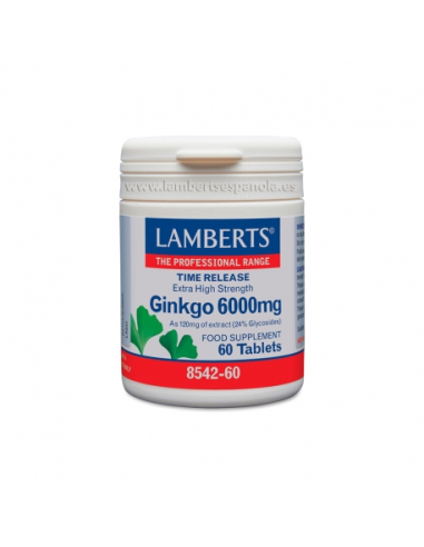 Pack 2 Uds. Ginkgo Biloba 6000 mg de Lamberts
