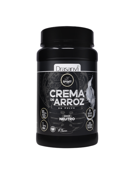 Crema de Arroz Neutra 1Kg Sport Live Drasanvi  Nutrición Saludable