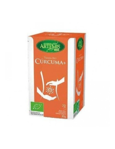 Pack 8 Uds. Tisana Cúrcuma+ Bio 30 g  de Artemis Bio