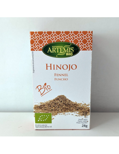 Pack 8 Uds Hinojo Bio 28g Artemis Bio - Natural y Saludable