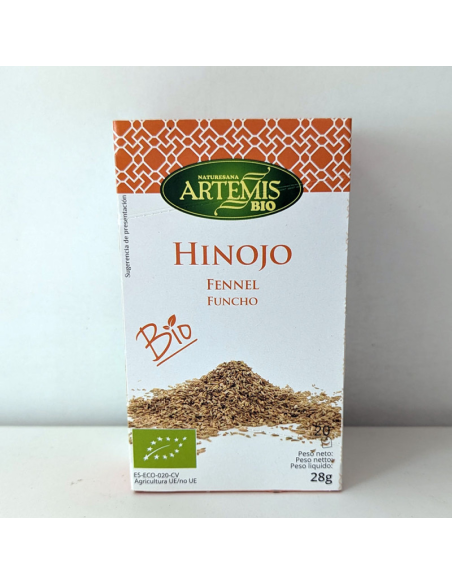 Pack 8 Uds Hinojo Bio 28g Artemis Bio - Natural y Saludable