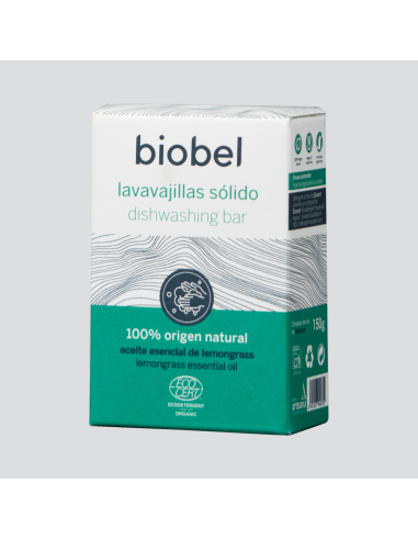 Lavavajillas Sólido Bio Biobel 150 g  Ecológico y Eficaz