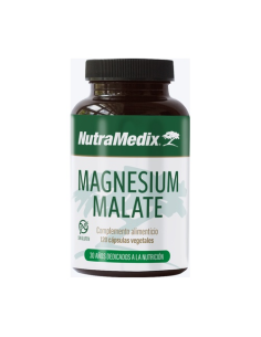 Magnesium Malate 120 cápsulas Nutramedix  Energía y bienestar