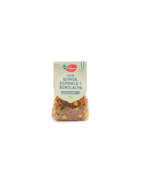 Pasta Tricolor Sin Gluten Bio 250g - El Granero Integral