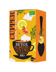 Infusión Detox Bio Cupper, 20 Bolsas  Salud Natural