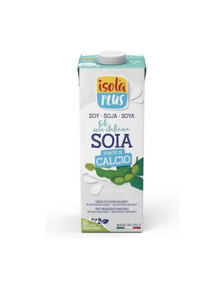Bebida Vegetal de Soja con Calcio Isola Plus 1L Saludable