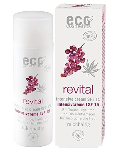 Crema Intensiva FPS15 con Uva, Cáñamo y Ácido Hialurónico