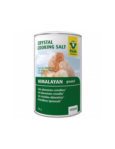 Sal Himalaya molida 200g Raab Vitalfood - Calidad natural