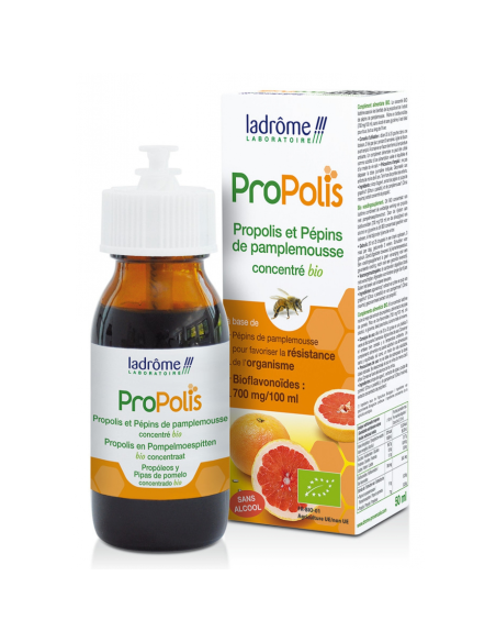 Extracto Bio de Própolis y Semilla de Pomelo 50ml Ladrôme