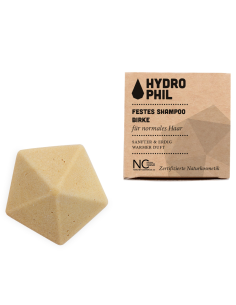 Champú sólido de abedul Hydrophil 50g para cabello normal