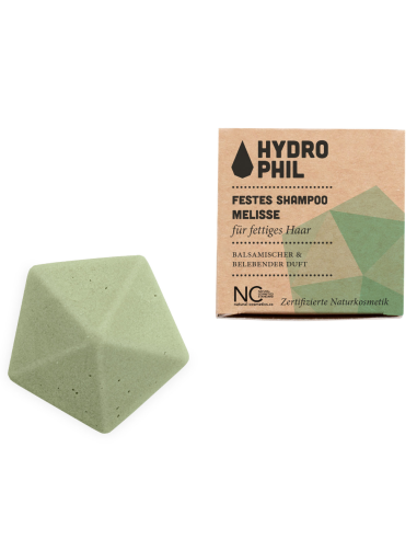Champú sólido de melisa Hydrophil 50g para cabello graso