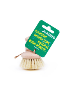 Cepillo de cacerolas Naiked con cerdas vegetales ecoamigable