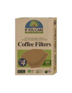 Filtros Café Nº 4 If You Care 100 unidades ecológicos