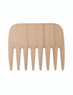 Peine de madera Redecker para cabello rizado de haya natural