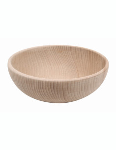 Bol de muesli de madera de haya 14 cm Redecker elegante