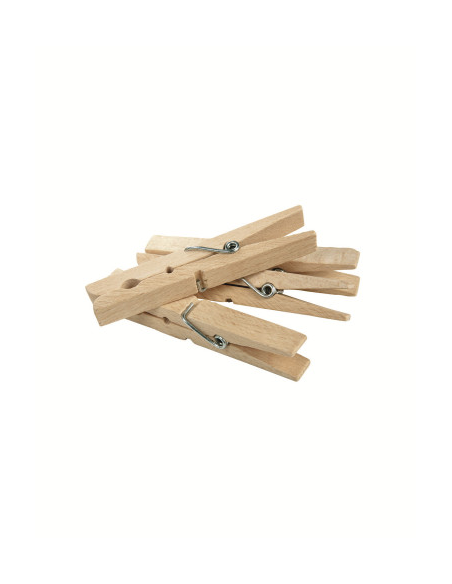 Pinzas de ropa Jumbo 90mm Redecker 20 unidades resistentes