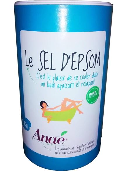 Sal de Epsom Anaé 1kg  Relajación y bienestar natural