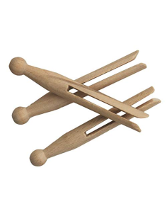 Pinzas de ropa Ecodis 50 unidades resistentes y duraderas