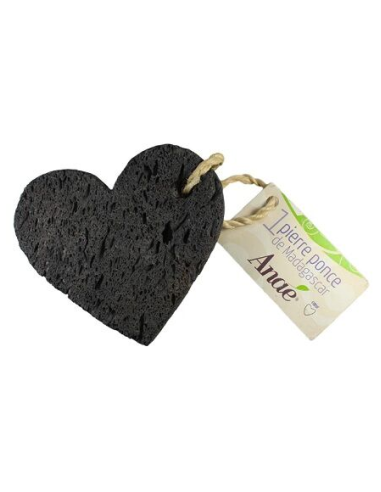 Piedra Pómez Corazón 8cm Anaé  Suavidad y Cuidado Natural
