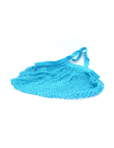 Bolsa malla turquesa de algodón orgánico Ecodis ecológica