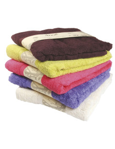 Toalla de mano gris antracita 50x100 Anaé 550g/m²