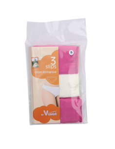 Bragas fucsia 3 unidades S** By Venga  Comodidad y estilo