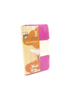 Bragas fucsia XL 3 unidades By Venga  Comodidad y estilo