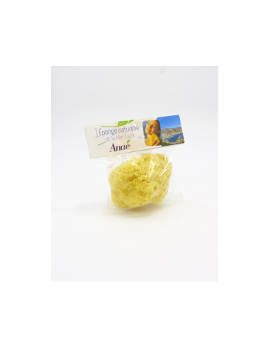 Esponja Marina Anaé 10-12 cm Natural y Suave para Cuidado