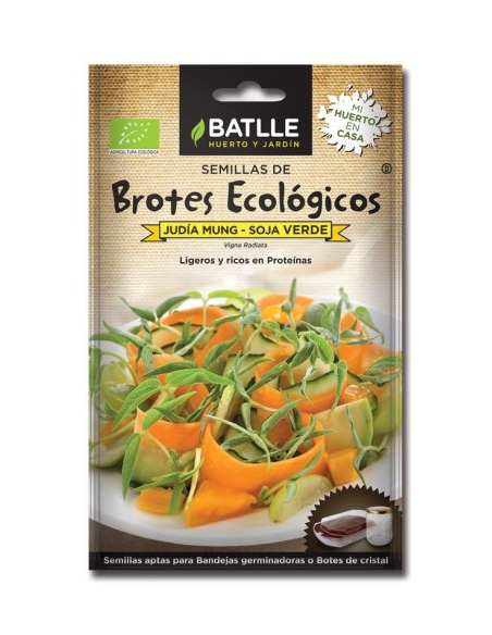 Brotes de Soja Verde Mung para Germinar | Sobres Batlle