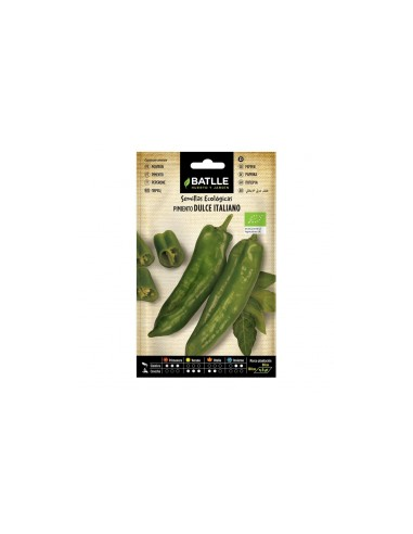 Semillas Pimiento Verde Italiano Dulce Batlle  Calidad Top