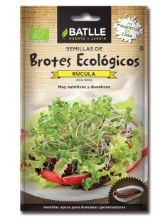 Brotes de rúcula para germinar | Sobres Batlle calidad natural