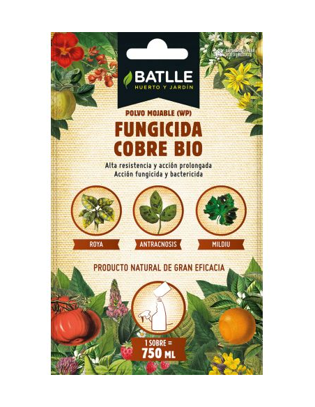 Fungi Cobre Eco Batlle 750ml  Protección Natural Efectiva