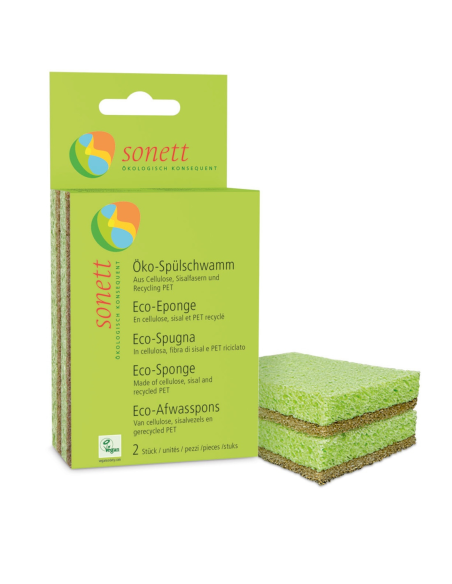 Estropajo de fregar Sonett 2 unidades ecológico y duradero
