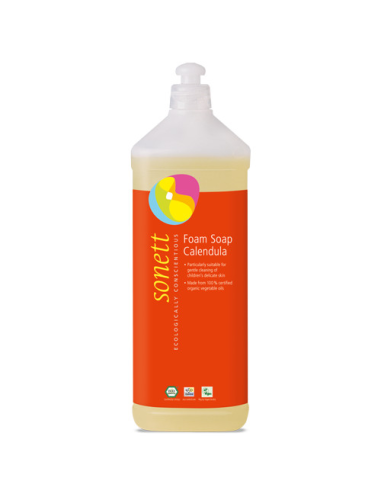 Jabón Infantil Espuma Caléndula Sonett 1L  Suave y Natural