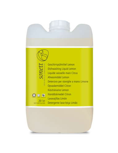 Lavavajillas líquido a mano Sonett 20L ecológico y eficaz