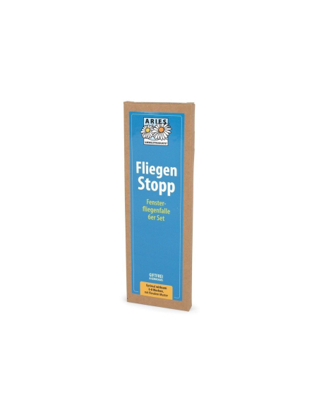 Trampa adhesiva para moscas 6 unidades Aries ventana floral