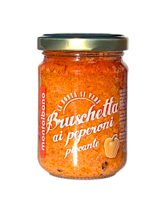 Bruschetta de pimientos Laselva 130g  Sabor auténtico