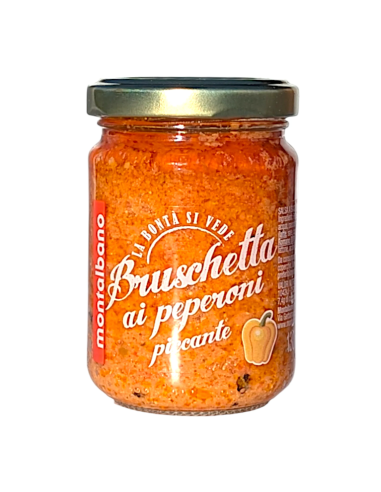 Bruschetta de pimientos Laselva 130g  Sabor auténtico