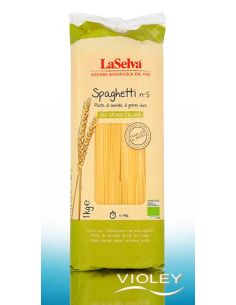 Spaghetti artesanal de trigo duro 1000g Laselva premium