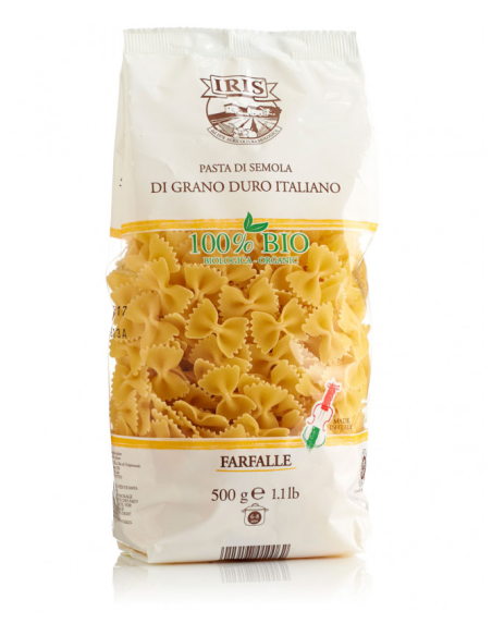 Farfalle artesanal de trigo duro en molde de bronce 500g