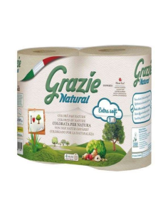 Papel WC Grazie 6 rollos maxi 2 capas suave y resistente