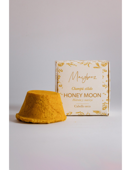 Champú sólido Honey Moon 95g Maybeez  Cuidado natural eficaz