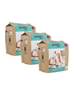 Pañales Bambo Nature Talla 3, 4-8 kg, 28 unidades ecológicas