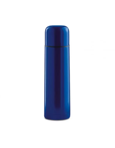 Termo acero inoxidable azul 500ml Biodora, diseño moderno