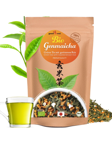Té Verde Japonés Genmaicha Keiko 50g - Arroz Tostado Natural