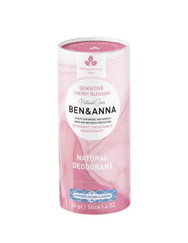 Desodorante Sensitive Flor de Cerezo Ben&Anna 40g Natural