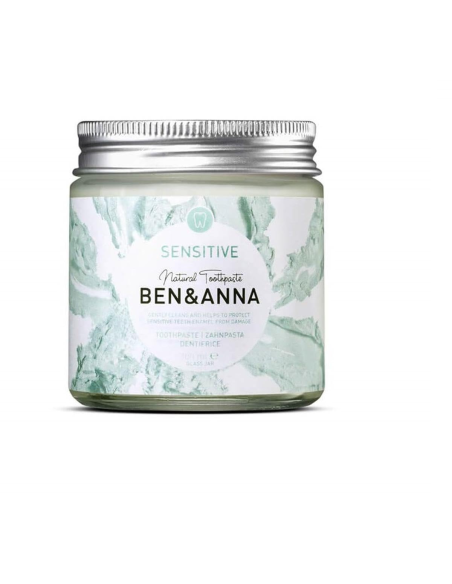 Dentífrico Sensitive Ben&Anna 100ml en tarro de cristal